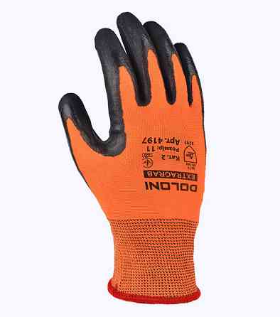 Doloni рукавички трикотажні з латексним покриттям, розмір 11, Extragrab 4197 Рівне