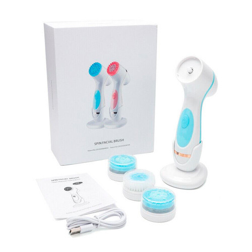 Силіконова електрична щітка для обличчя 3в1 AE-868 Київ - фото 3