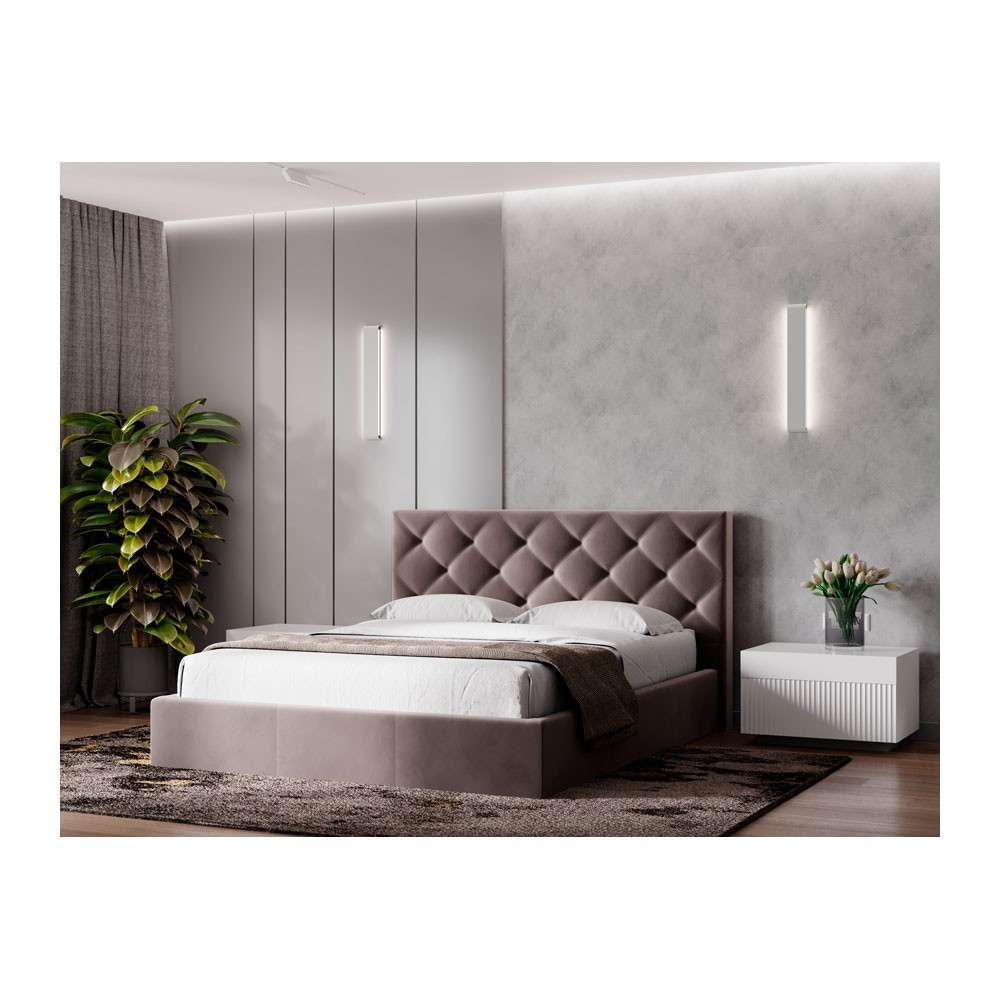 Кровать BristolDesign Lagoon 14 VIP с дополнительной металлической цельносварной рамой 180x200 шоколад Киев - изображение 3