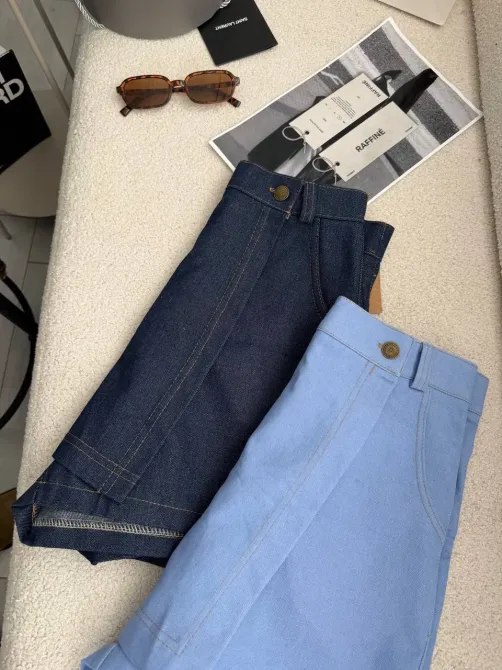 Жіноча джинсова шорти-спідниця літня Одеса - фото 2