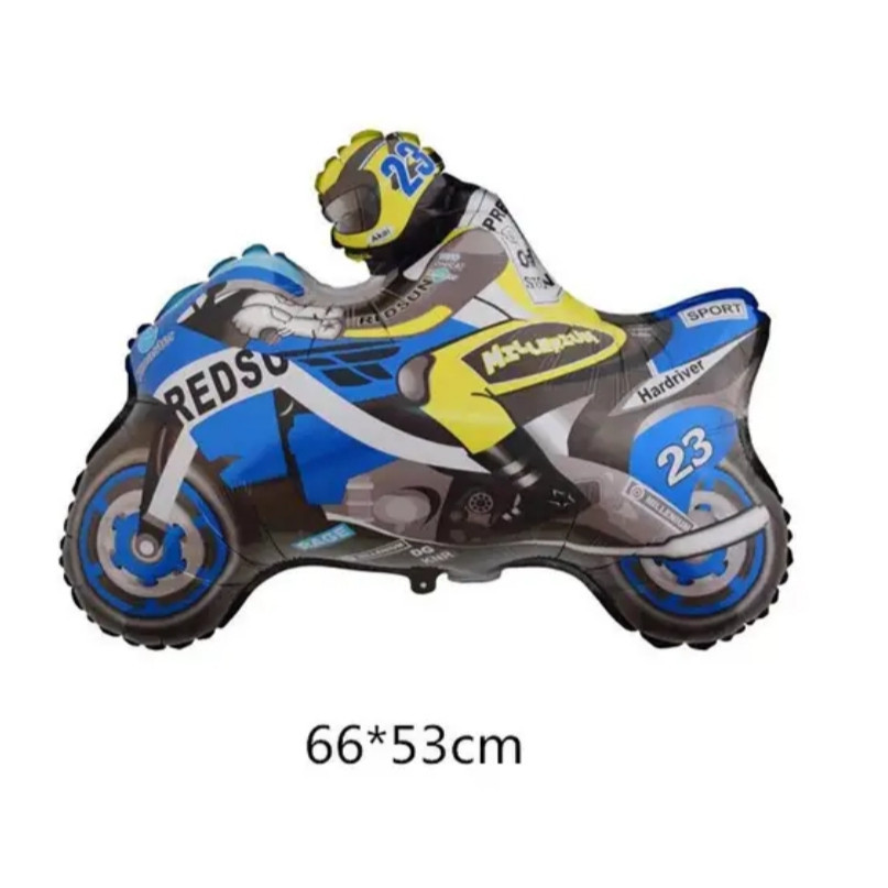 ФК мотоциклист синий 66*53см Київ - фото 1