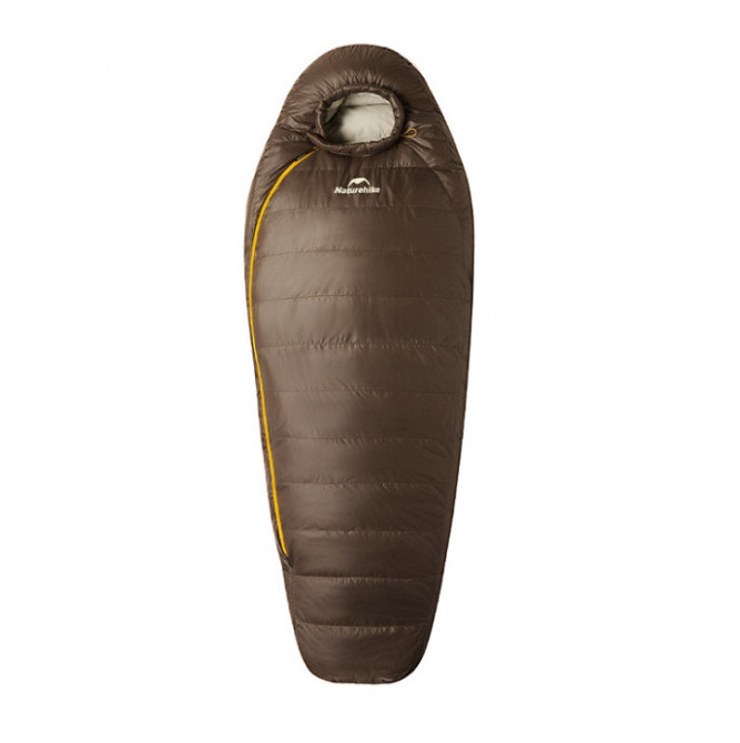 Спальний мішок із натуральним пухом Naturehike Snowbird CNK2550WS014 400 г L Темно-коричневий Вінниця - фото 1