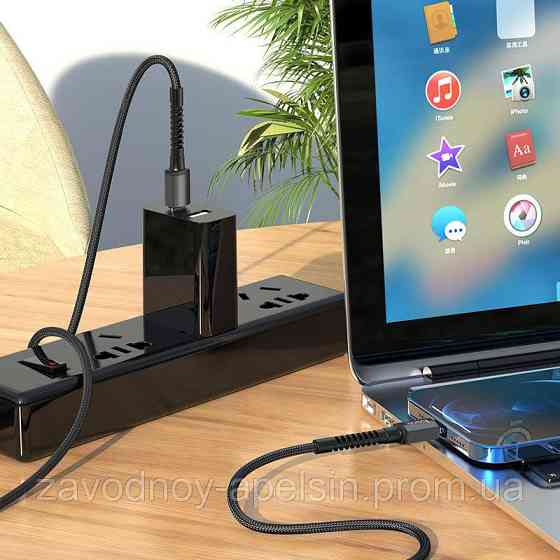 PD кабель type-C to lightning 3A 1m 20W Износостойкий (hoco) Одеса