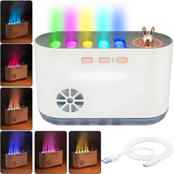 Ультразвуковий зволожувач повітря RGB Aroma Humidifier з ароматерапією та підсвіткою, резервуар 200 мл Одеса
