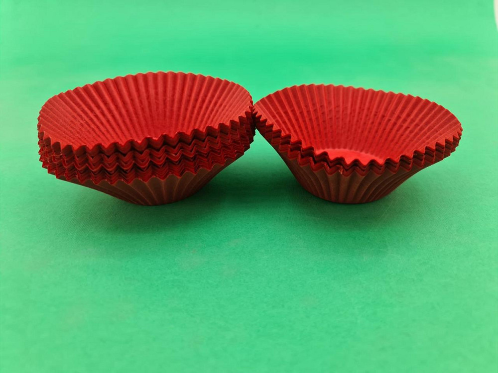 Тартолетка для чізкейк "Кругла червона"D55 H42,5 (100шт)/140/ (1 уп.) Харків - фото 1