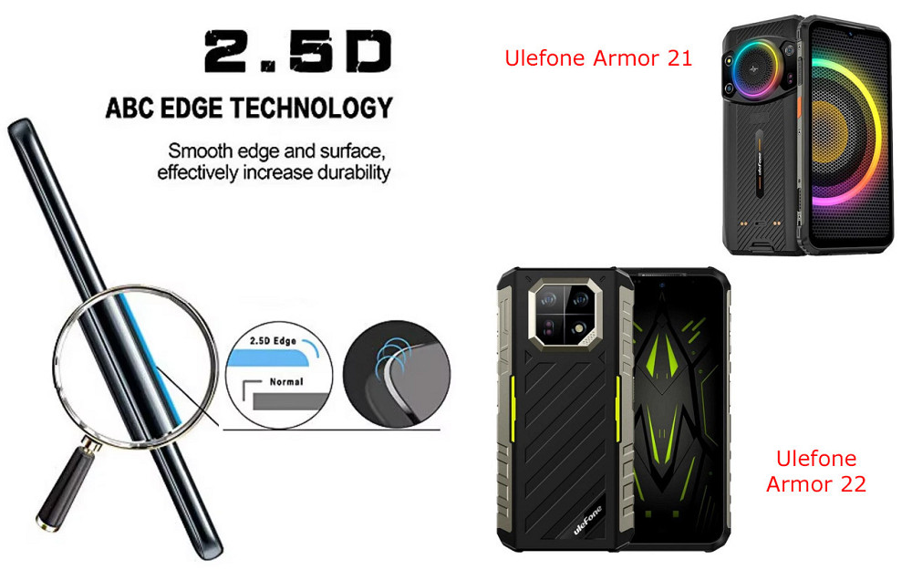 Защитное стекло ArmorGlass для Ulefone Armor 21, Armor 22 – устойчивое к царапинам и ударам Киев - изображение 2