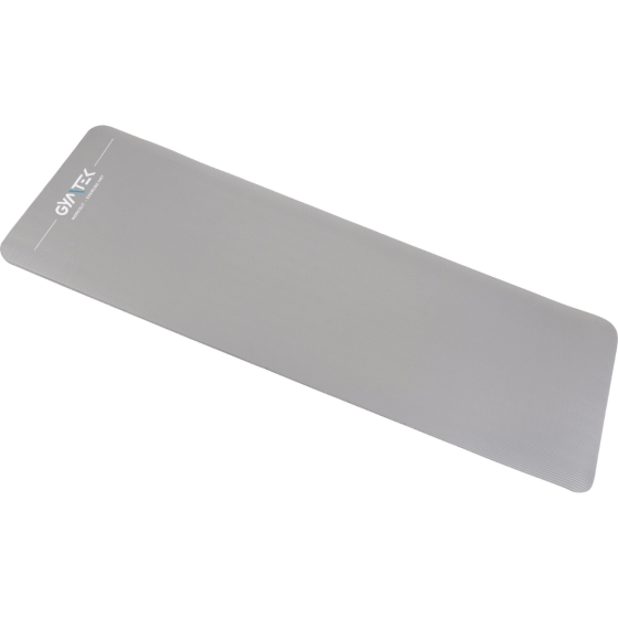Коврик (мат) для фитнеса и йоги Gymtek NBR 1,5см серый Киев