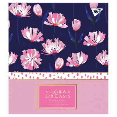 Тетрадь Yes А5 Floral Dreams 18 листов клетка (765182) Винница - изображение 4