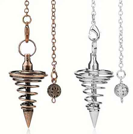 Маятник для биолокации спиральный – античная медь Киев