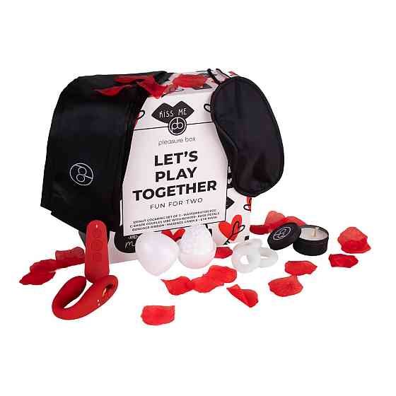 Подарочный набор для пары Dreamtoys Let'S Play Together, 9 предметов, красный Sex Aura Киев
