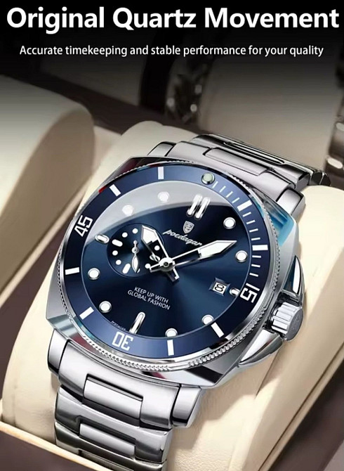 Оригінал!️ Чоловічий наручний годинник POEDAGAR Київ - фото 2