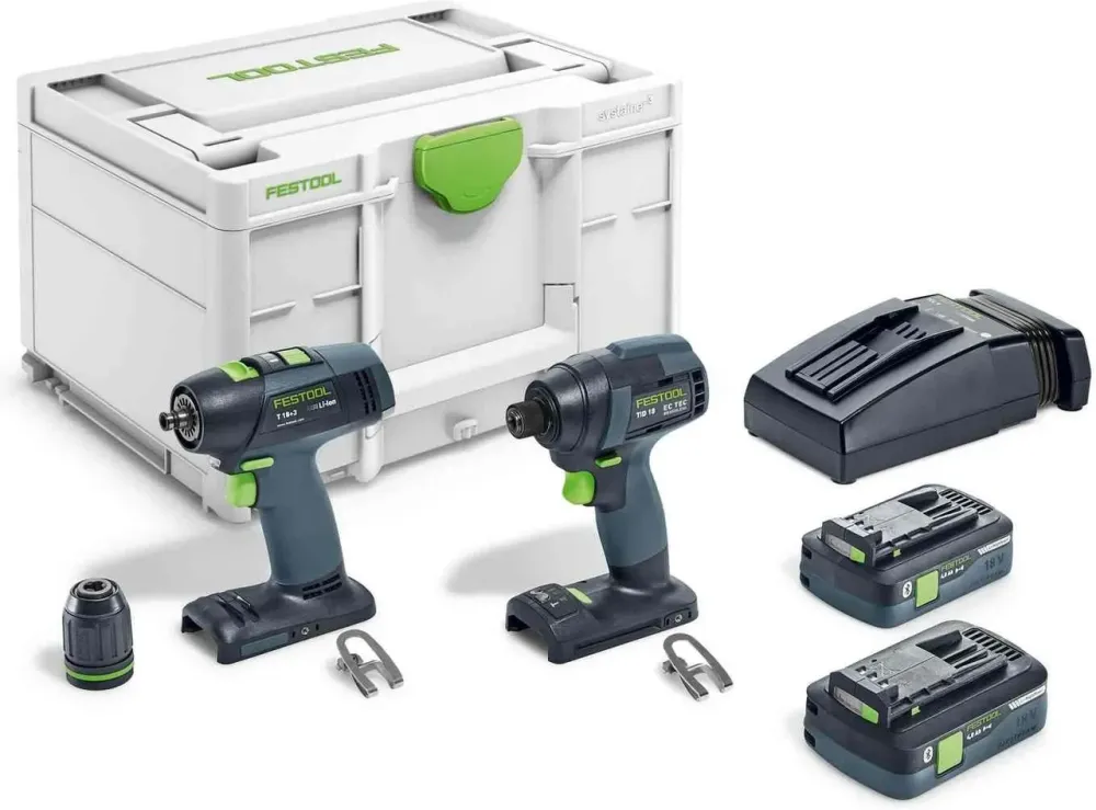 Festool Zestaw Дрилі i Гайковерти TID 18 HPC 4,0 I-Set T18 577244 Київ - фото 1