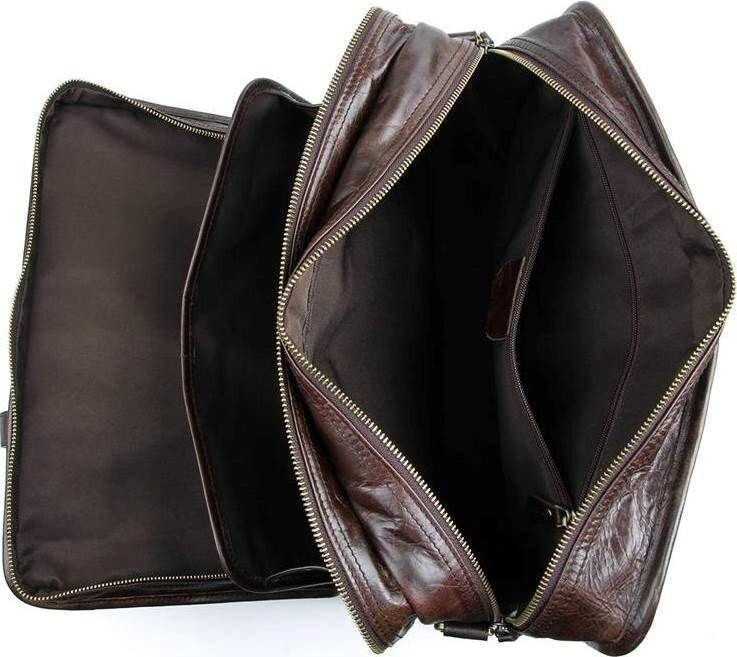 Сумка Vintage 14539 из натуральной кожи Коричневая Киев - изображение 4