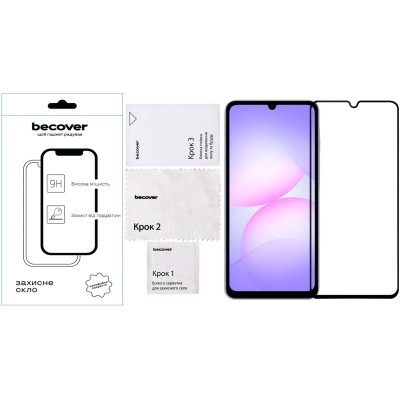 Стекло защитное BeCover Samsung Galaxy A07 SM-A075 Black (713731) Винница - изображение 2