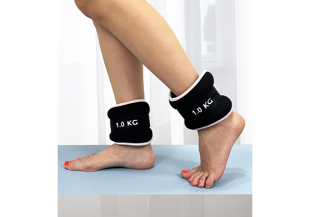 Обтяжувачі EasyFit Comfort 1 кг для ніг та рук з металом (пара) Коломия - фото 1