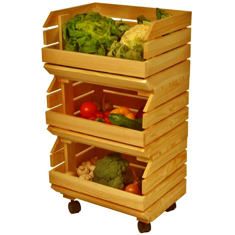 Стелаж для овочів і фруктів "Фателіна 3" каррі Миколаїв - фото 1