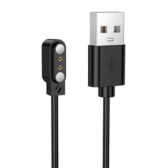 Бездротовий зарядний пристрій для смарт-годинника HOCO Y39 Smart watch charging cable Black Київ