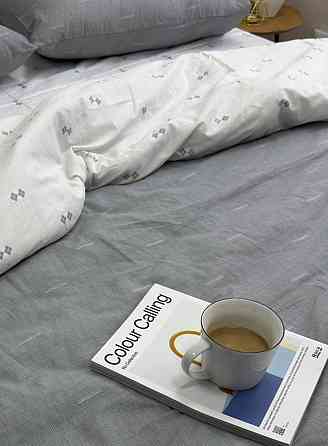 Ecotton Комплект постільної білизни Ecotton двоспальний 180х215 см двосторонній сірий Киев