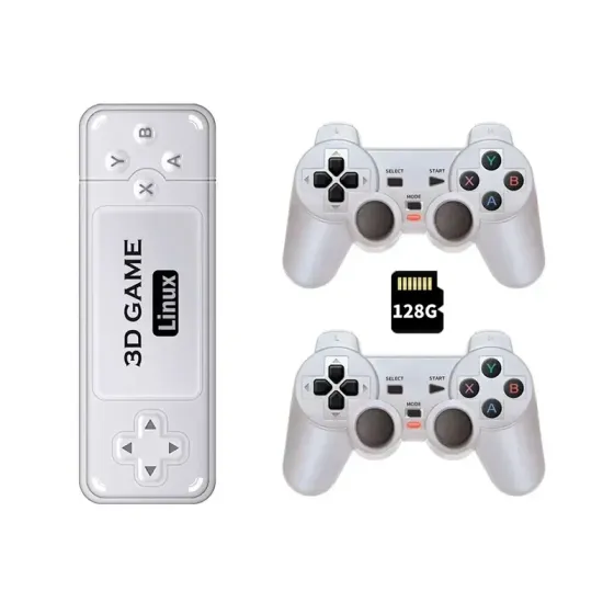 Ігрова приставка геймстик консоль Powkiddy Boyhom Y6 3D Linux Game Stick 128GB S905X2 + 11000 ігор Київ
