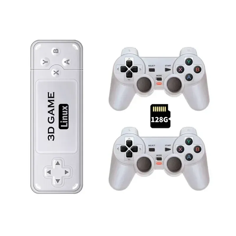 Игровая приставка консоль геймстик Powkiddy Boyhome Y6 3D Linux Game Stick 128GB S905X2 +11000 игр Киев - изображение 3