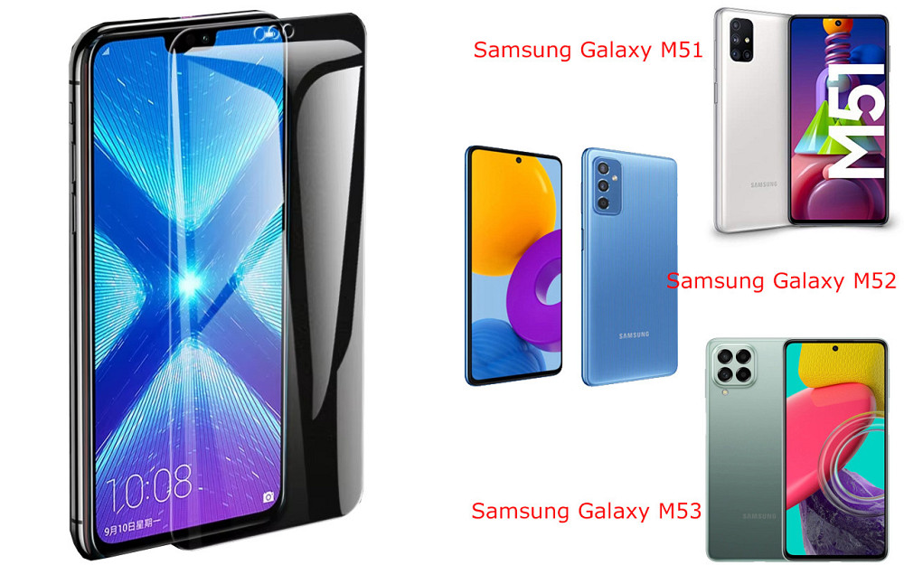 Защитное стекло NeoGlass для Samsung Galaxy M51, Galaxy M52, Galaxy M53 – ультрапрозрачное и устойчивое Киев - изображение 2
