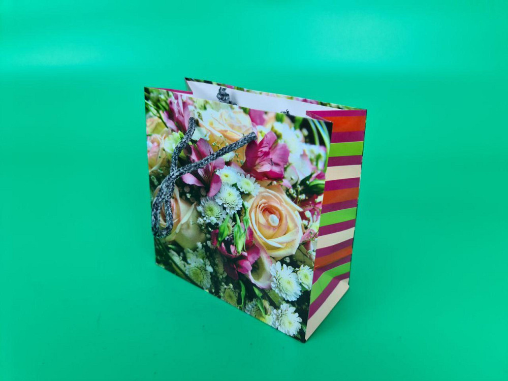 Пакет подарочный под чашку  16/16/8 (артЧ-081) (12 шт) Харьков - изображение 1