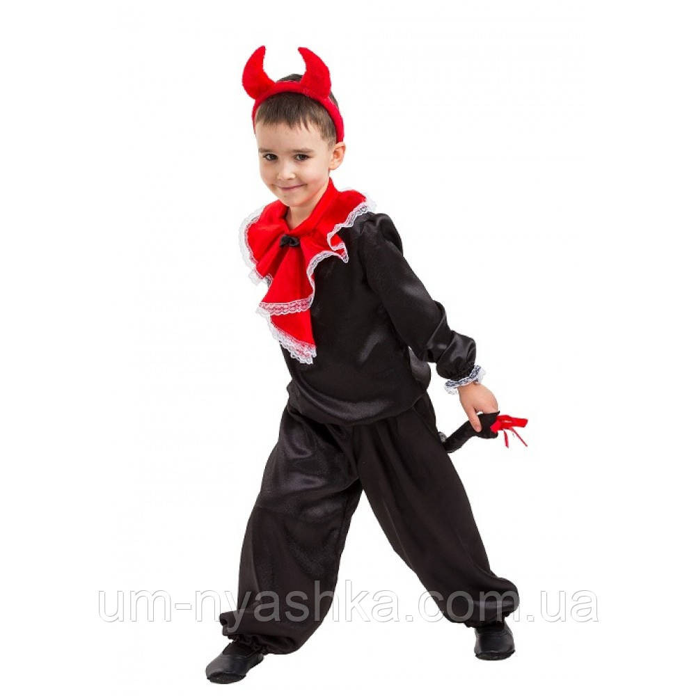 Детский маскарадный костюм на Чертик Чертенок Черт Кривой Рог - изображение 4