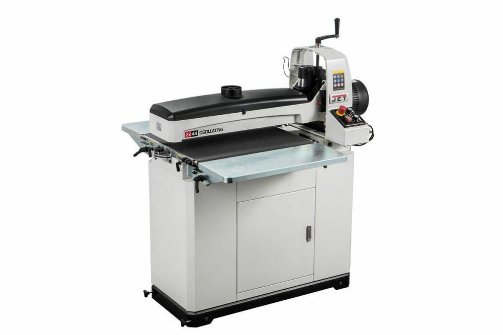 Шліфувальний барабанний верстат JET JWDS-2244OSC-M з осциляцією 230В, 2,3(1,3)кВт, стрічка 75мм (2М) Одеса - фото 2