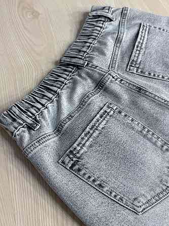 Шорты женские джинсовые Liana 4-017 4-018 бермуды с резинкой на талии большие размеры серые, серый, З8, 38, 105 см, 135 см Киев