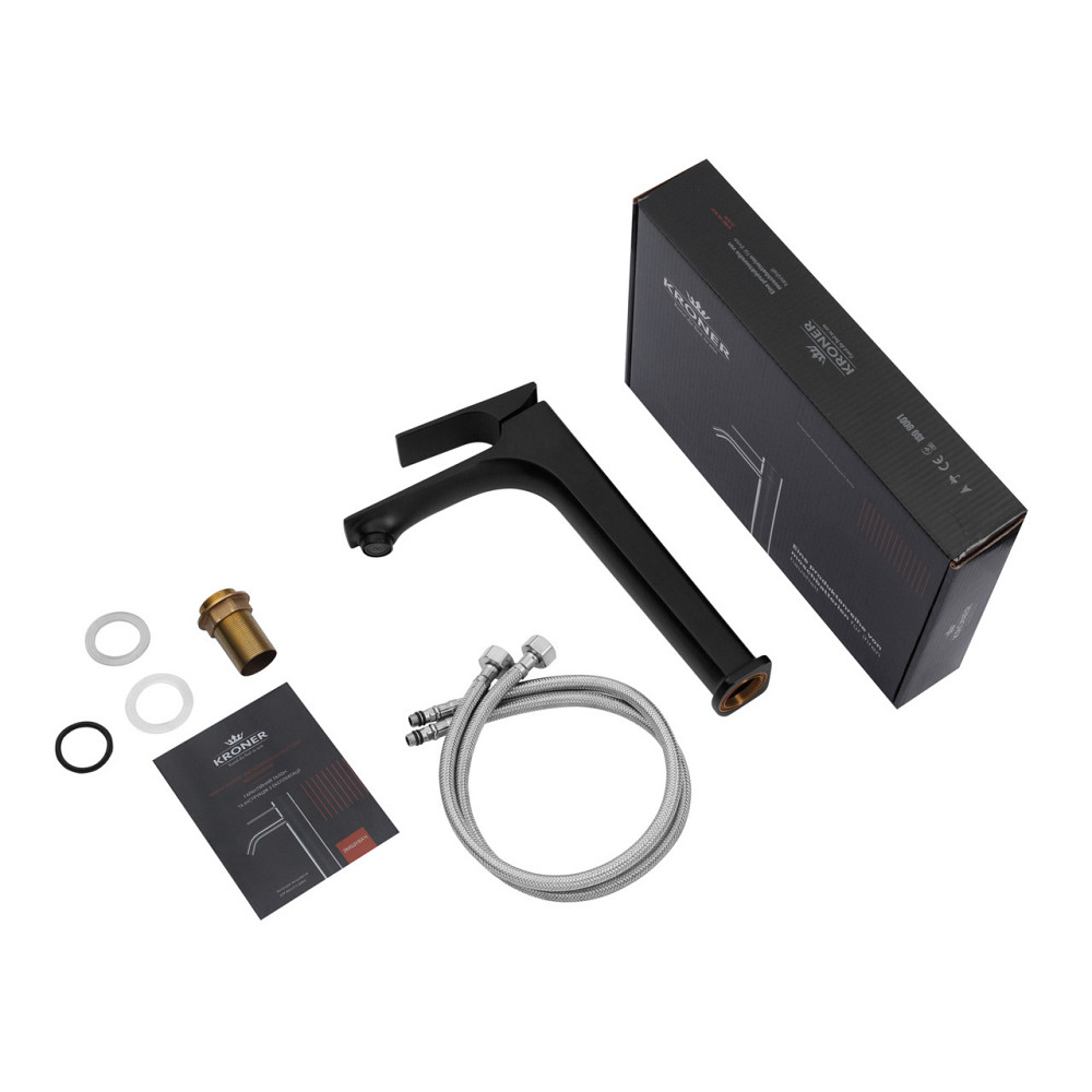 Смеситель для раковины Kroner KRP Vog - SCH010-3 Киев - изображение 9