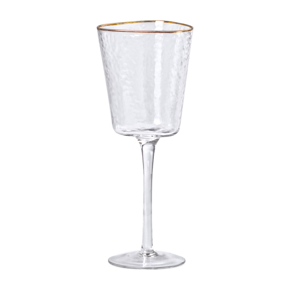 Набор из 6 бокалов 350 мл, для вина с золотым ободком HP-16-22 Киев - изображение 2