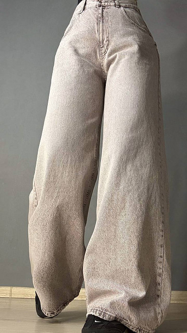 Джинси жіночі Its Basic 3096-4S6 palazzo широкі бежеві, бежевий, 34, 34, 66 см, 96 см Київ - фото 6