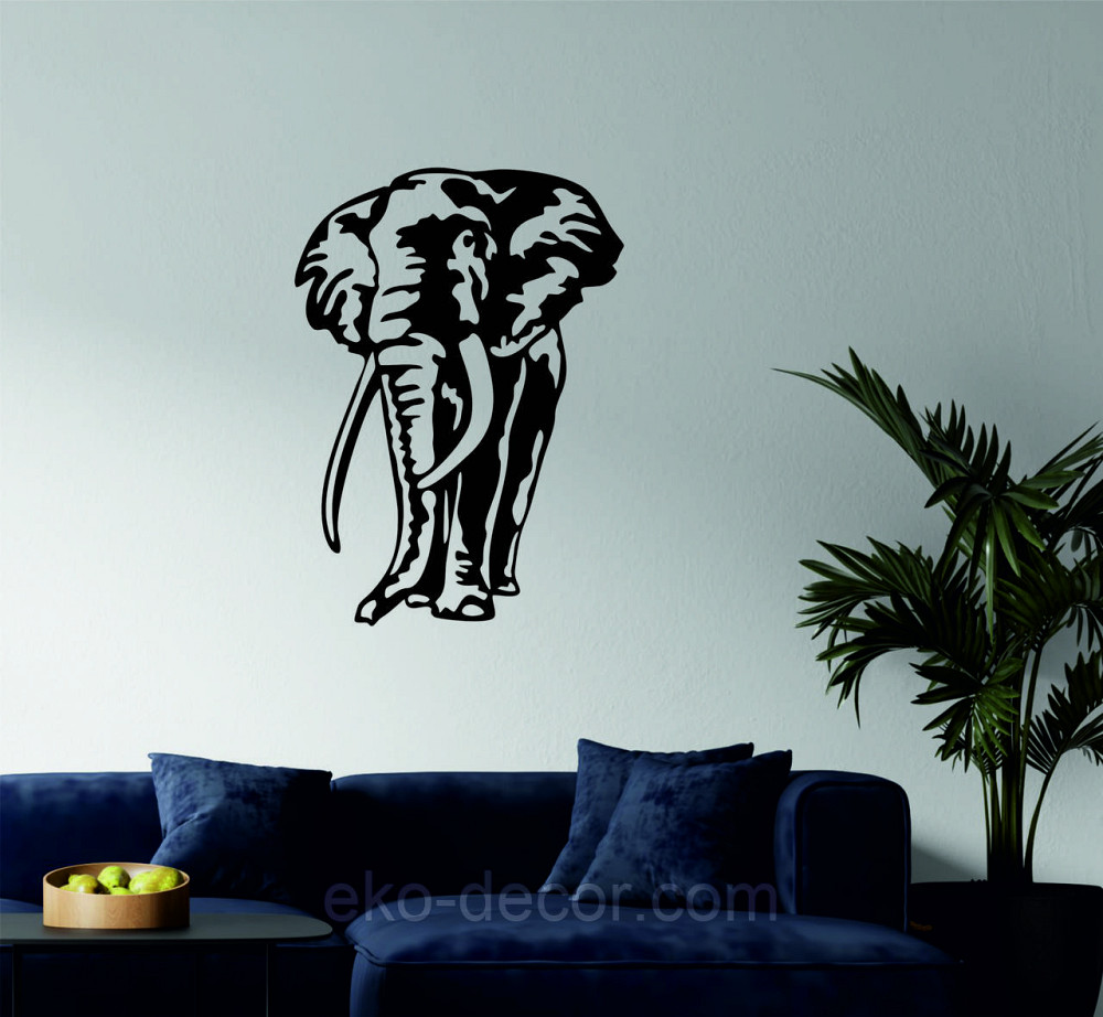 Декоративне настінне Панно «Слон», Декор на стіну Київ - фото 2