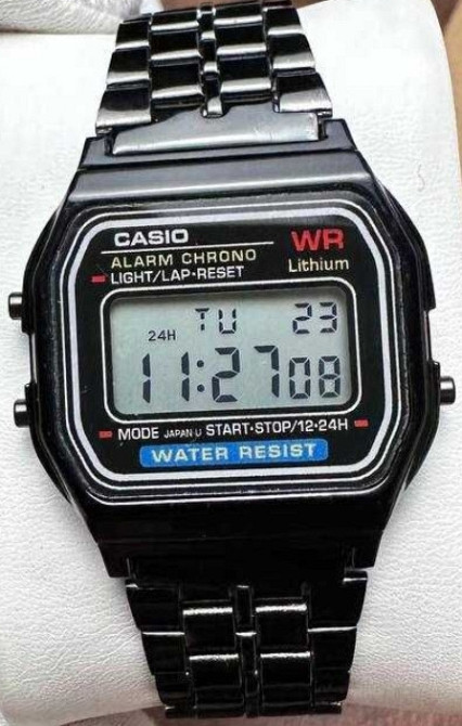 Годинник Casio Vintage A159 Total Black | касіо A168 | часы касыо A159 Київ - фото 3