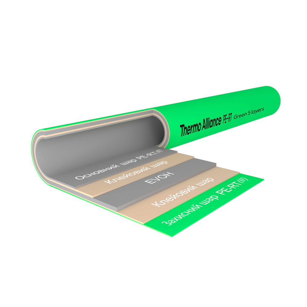 Труба Thermo Alliance PE-RT EVOH Green 5 шарів 16х2 мм (600 м) Spain Киев - изображение 9