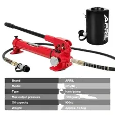 Насос Hydrauliczna pompa ręczna, maksymalna wydajność 700kg/cm², objętość oleju do 900cc, pompa ręczna, wąż, cylinder Киев