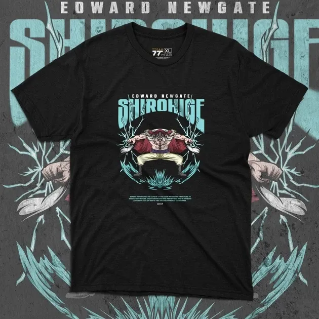 Футболка мужская с принтом Ван Пис Whitebeard Размер 48 Anime0266 Днепр - изображение 1