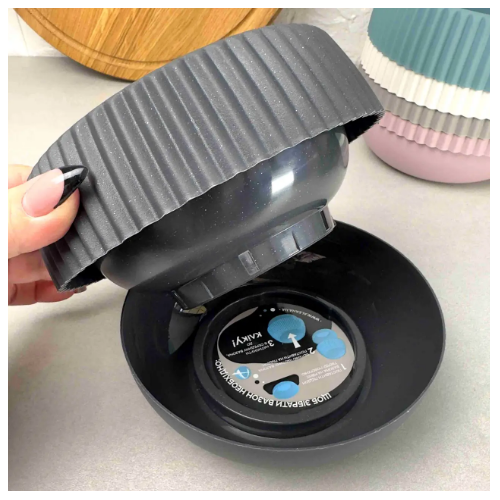 Вазон Бохо 22см низький граніт Алеана Житомир