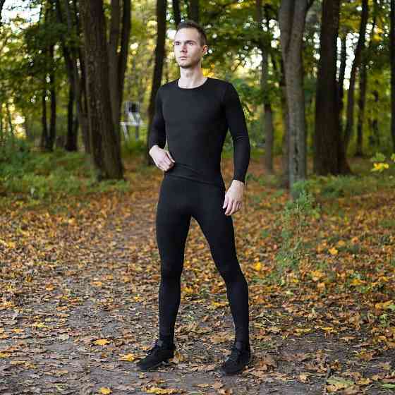 Термобелье мужское зимнее (S),Черный SBR Киев