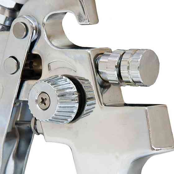 Фарборозпилювач HVLP Ø1.3мм 140-280 л/хв 3бар/б 600 мл (пласт) хром SIGMA (6812131) Київ