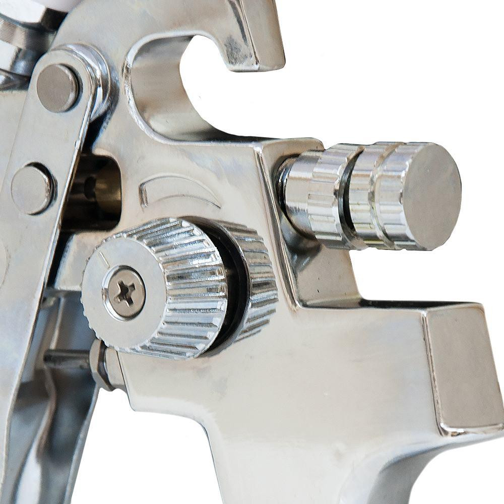 Фарборозпилювач HVLP Ø1.3мм 140-280 л/хв 3бар/б 600 мл (пласт) хром SIGMA (6812131) Київ - фото 5