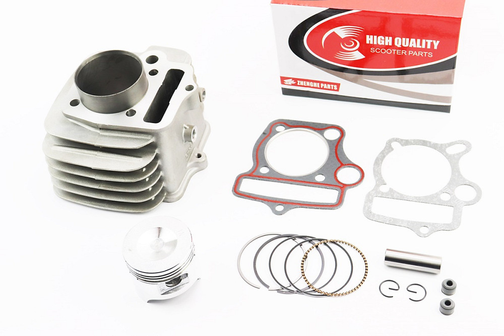 Циліндр к-кт (цпг) 125cc-52,4мм (палець 13мм, висота циліндра 78,3мм, висота поршня 44мм) Київ - фото 1