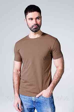 Футболка базова Ray Premium Fit чоловіча коричнева (U0102-Brown) M Київ