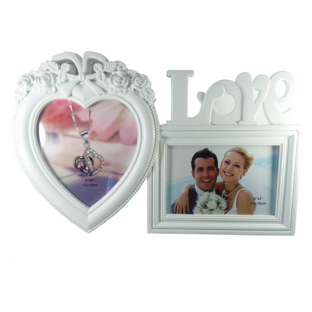 Рамка для 2 фотографий белая Киев - изображение 1