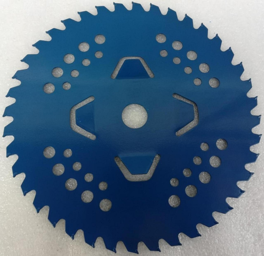 Нож мотокосы 40T (Ø255/25.4 mm) (победитовые зубья) (синий) Мукачево - изображение 1