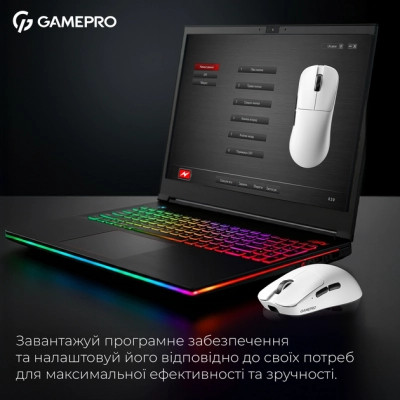 Мышка GamePro Asgard Odin 8K Wireless/USB White (GM035W) Винница - изображение 6