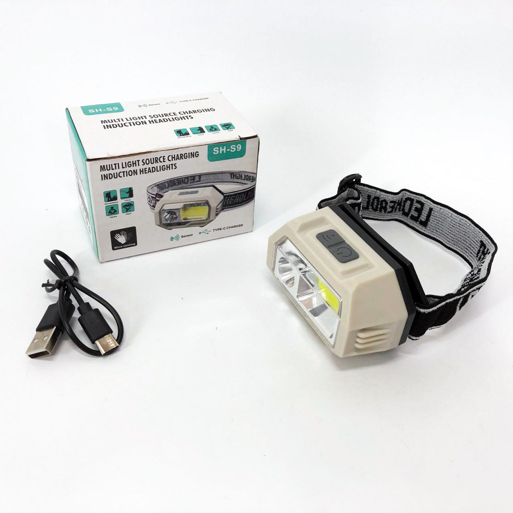 Ліхтарик налобний світлодіодний надпотужний, Led headlamp налобний ліхтар, Ліхтар на лоб потужний HJ-82 Львів - фото 5