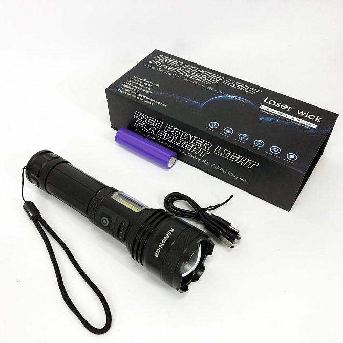 Ліхтарик police оригінал PLD-P815 PM10-TG+COB, Тактичні ліхтарі, Потужні JR-383 пошукові ліхтарі Київ - фото 9