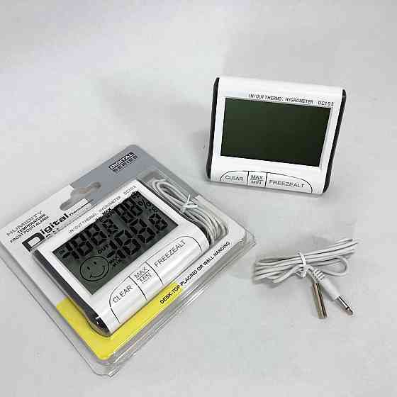 Метеостанція практична Generic DC-103, Термометр повітря домашній гігрометр, Кліматичний термометр UY-81 Львів