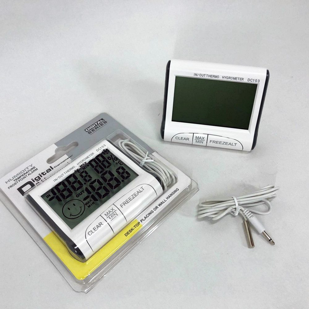 Часы с внутренним и наружным датчиком, Термогигрометр температуры, Часы с измерением влажности UY-81 Львов - изображение 3